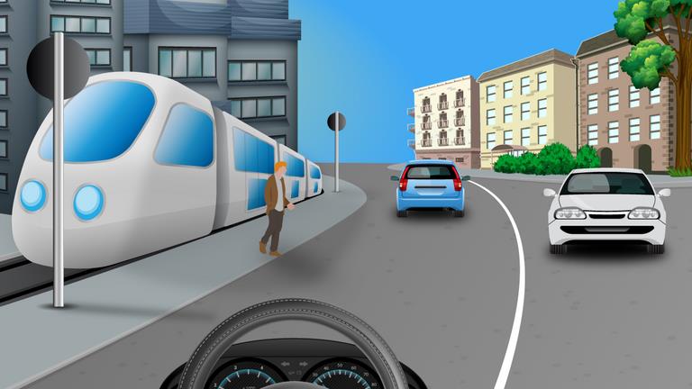 What should a driver be aware of in this situation?