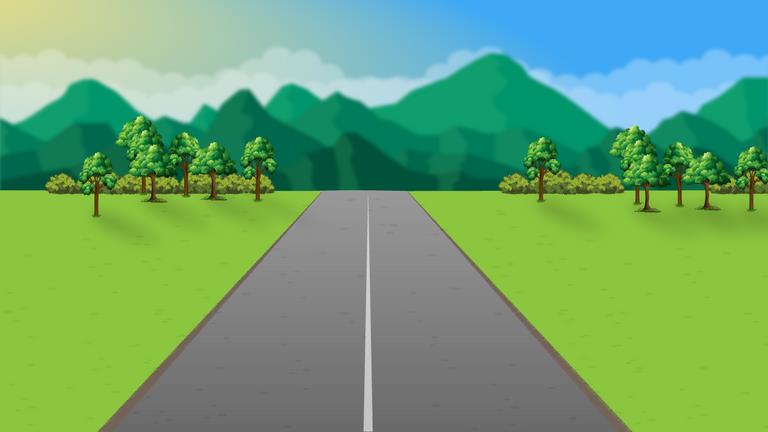 What does a continuous white line along the centre of the road mean?