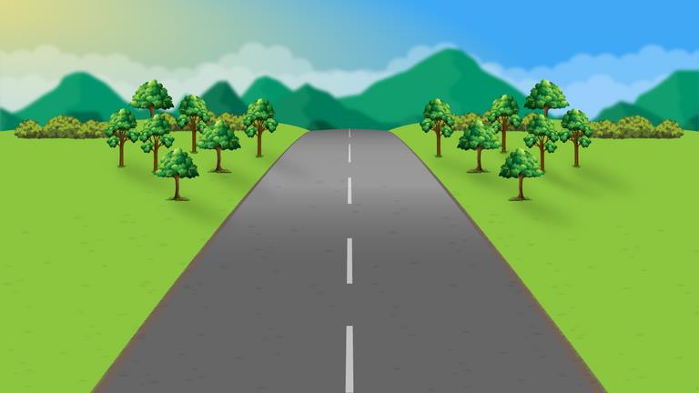 What action should a driver take on approach to the brow of this hill?