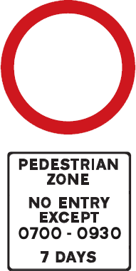 What do these signs together mean?