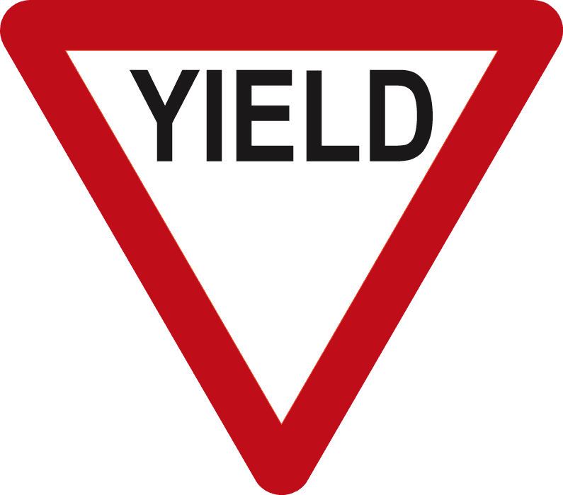 What does this sign mean at a junction?